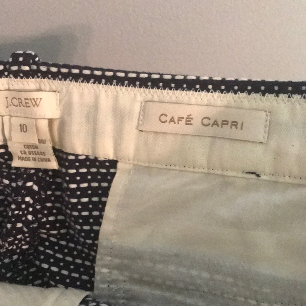 Jcrew Cafe’ Capri Pants - image 2